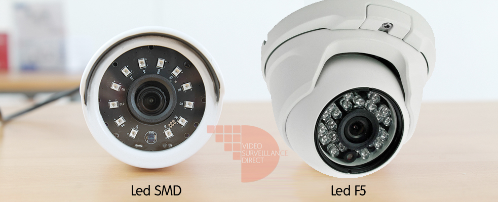 comparaison camera led IR SMD