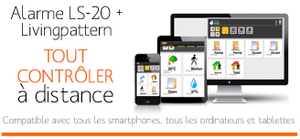 Application smartphone et PC alarme sans fil