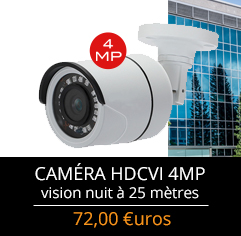 caméras HDCVI de surveillance pas chères varifocales