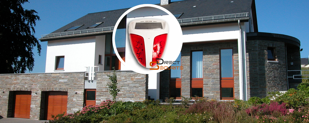 sirène sans fil extérieure avec énergie par panneau solaire pour alarme IP et GSM LS-20.
