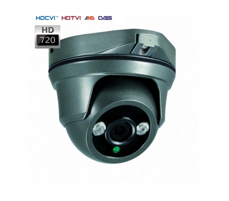 Caméra dôme HDCVI 720P avec objectif 3.6mm vision nuit 30 mètres Caméra dôme HDCVI 720P avec objectif 3.6mm vision nuit 30 mètres