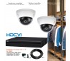 Kit HD de vidéo surveillance avec 2 dômes 1080P