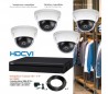 Kit HD de vidéo surveillance avec 4 dômes 1080P