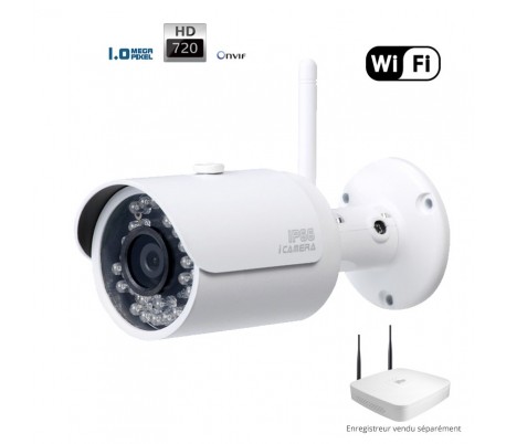 Caméra wifi IP sans fil pour enregistreur vidéo surveillance 720P 1.3MP