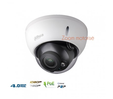 Caméra de surveillance Dôme réseau IR anti-vandalisme 2MP avec