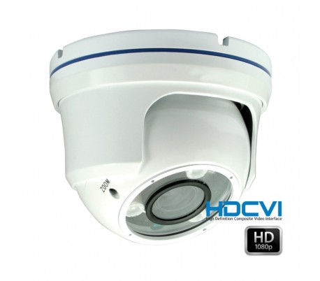 Caméra surveillance HDCVI 1080P  focale 2.8 à 12mm infrarouge 40 mètres