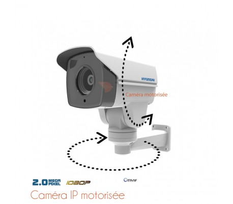 Caméra de surveillance IP motorisée, zoom 2.8-12mm 2MP