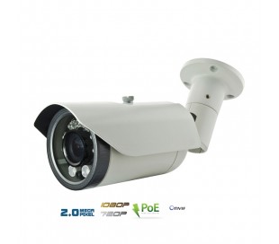 Caméra IP extérieure 2MP, PoE, autofocus 2,8-12mm, IR 40 m