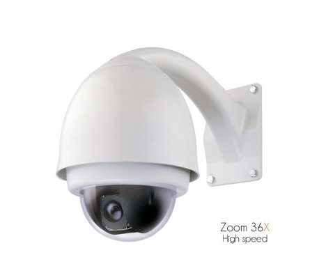 caméra de surveillance motorisée, zoom 36X de 3.4 à 122,4mm, High speed 