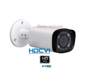 Camera de surveillance zoom motorisé 2.7-12mm 1080P 2.1 MP HDCVI IR 60M