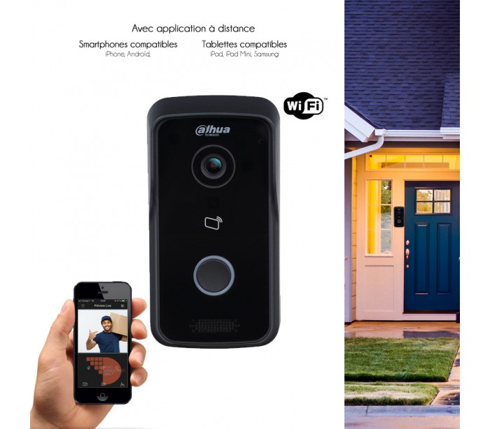 INTERPHONE VIDÉO IP WIFI CAMERA INTERPHONE SANS FIL APPLICATION SMARTPHONE