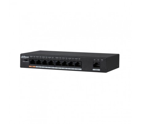 Switch PoE/PoE+/Hi-PoE 8 ports 10/100M