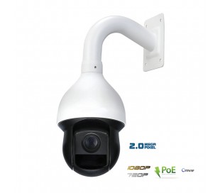 Caméra dôme IP PTZ 5.3-64 mm IR 100M