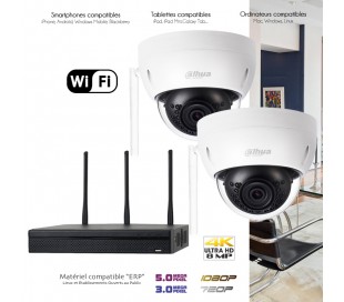 Système de vidéo surveillance WiFi avec 1 caméra extérieure