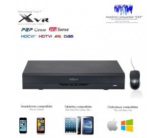 XVR 8 canaux full 1080P + 4 canaux IP 5MP