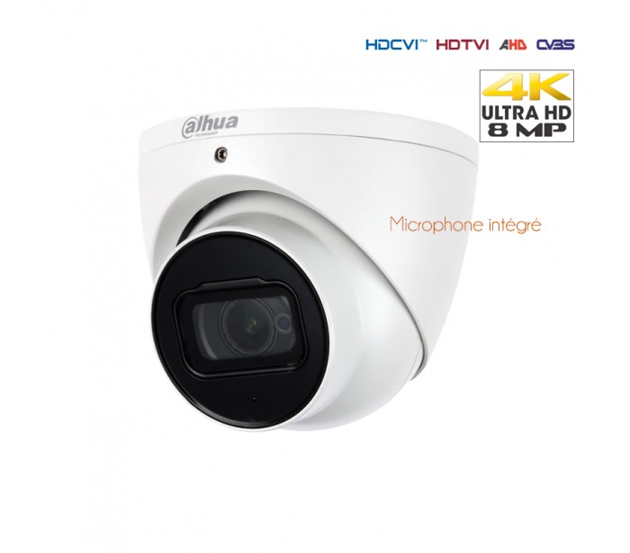 Mini Camera Étanche Hikvision 4 MP vision nocturne 20m HDTVI / HDCVI / AHD  / CVBS