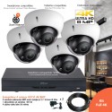 Kit vidéo surveillance 4K/8MP avec 4 caméras  de surveillance