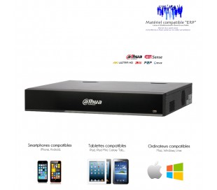 Enregistreur NVR 32 canaux 16MP avec 16 ports PoE