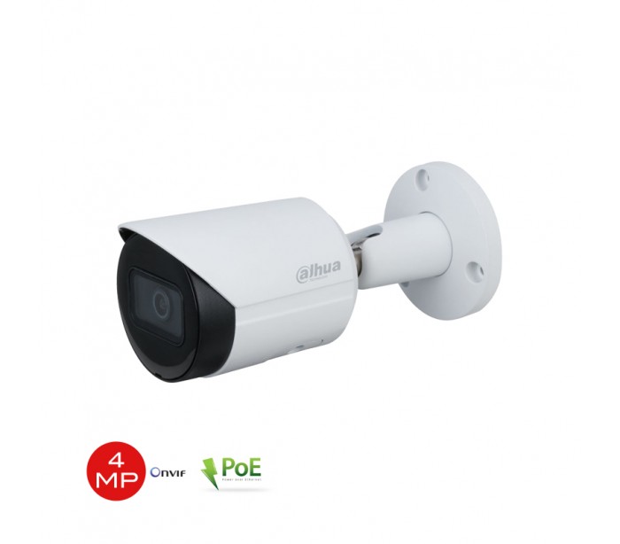 Cámara IP PoE con cable de 4 MP, cámara POE, red de seguridad impermeable  al aire libre, BluefishCam de 4.0 MP, gran angular de 0.110 in, lente fija