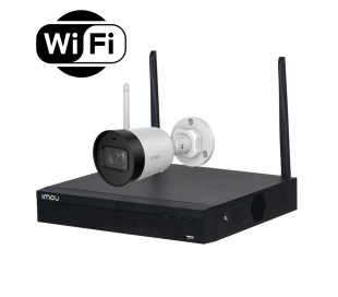 Kit vidéo surveillance 4 caméras sans fil WIFI pour magasin