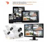 Kit de vidéo surveillance Full 960H avec 8 caméras extérieures IR 20m