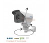 Caméra de surveillance IP motorisée, zoom 5.1 à 51mm, port PoE