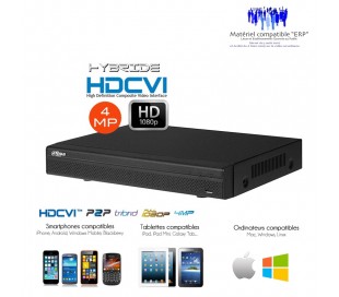 Enregistreur HDCVI 8 canaux Full 1080P, qualité HD