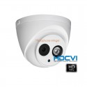 Caméra dôme HDCVI 1080P, focale 2.8mm IR 50 mètres avec micro