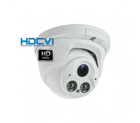 Caméra dôme HDCVI 1080P, objectif 2.8 à 12mm infrarouge 40 mètres