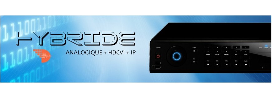 Les enregistreurs hybrides (analogiques, HD et IP)